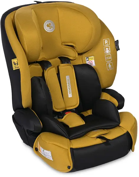 Scaun auto Lorelli - Benevento, i-Size, Isofix, 76-150 cm, Lemon Curry
