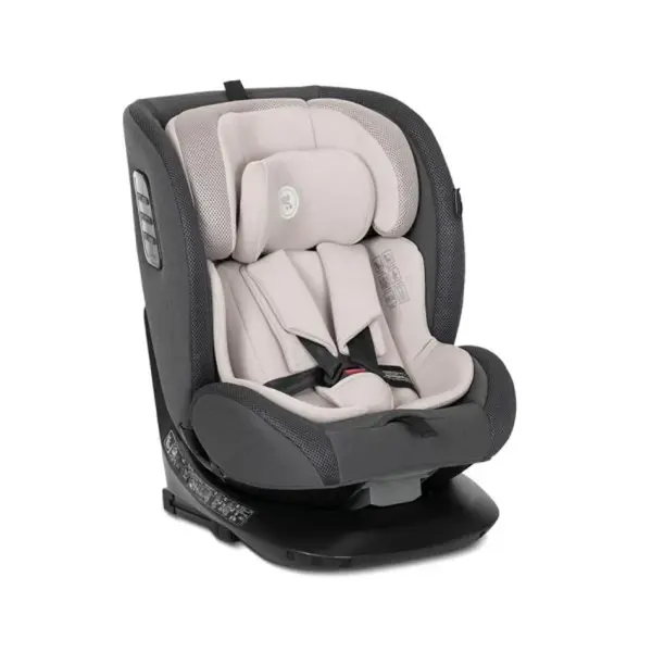 Scaun auto, Lorelli Monza, I-Size, Isofix, anti rebound bar, rotativ, 40-150 cm, Beige