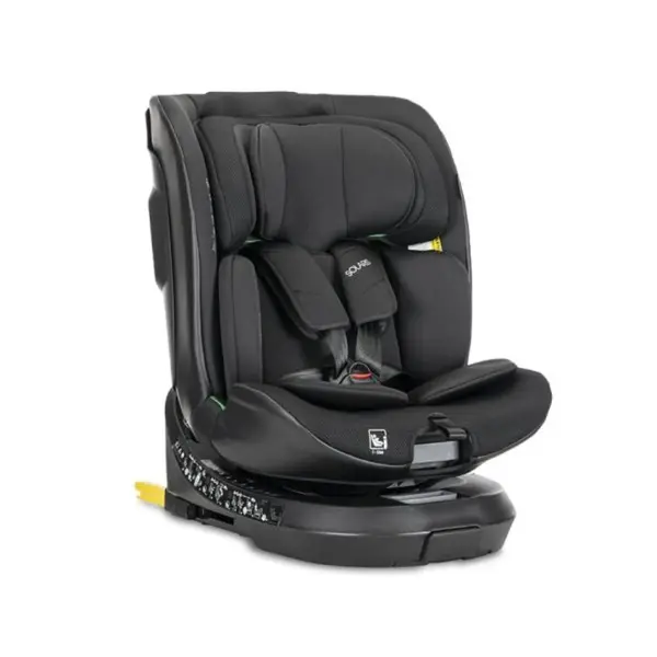 Scaun auto, Lorelli Solaris, I-Size, Isofix, picior de sprijin, rotativ 360, 40-150 cm, Black