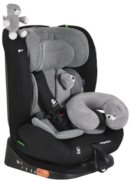 Scaun auto Moni - Competition, i-Size, 40-150 cm, Space grey