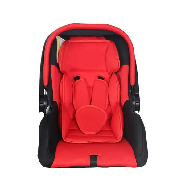Scaun auto Novokids Safety Shell PRO Rosu, Omologare R-129 i-Size, Maner reglabil, Captuseala confortabila, Sistem de prindere in 5 puncte, Greutate admisa 13 kg