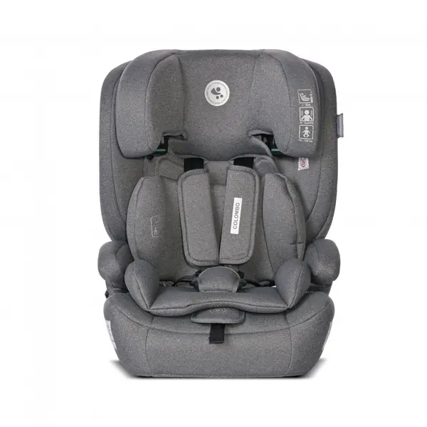 Scaun auto pentru copii Colombo Grey i-Size 15 luni-12 ani 76-150 cm