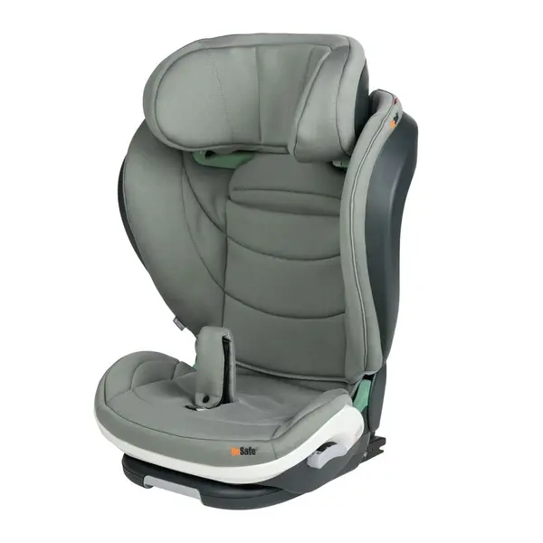 Scaun auto pentru copii Flex Fix2 Verde, 100-150 cm, i-size, spatar reglabil, tetiera ajustabila