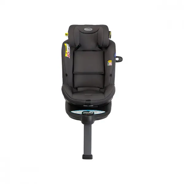 Scaun auto pentru copii Graco Turn2Me Grow Iron, 40-125 cm, certificata R129 si testat ADAC