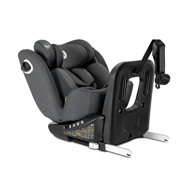 Scaun auto pentru copii Lorelli Auriga Grey i-Size, isofix, anti rebound bar, rotativ 360, SPS, 0 luni-12 ani, 40-150 cm