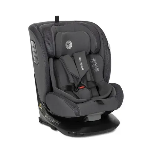Scaun auto pentru copii Lorelli Monza, i-Size, Isofix, rotativ, anti rebound bar, rotativ, 40-150 cm, Gri