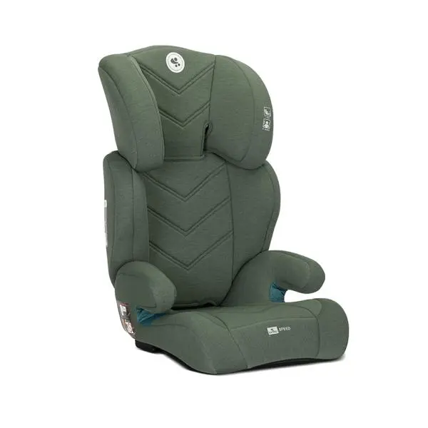 Scaun auto pentru copii Lorelli Speed Green i-Size, transformabil in inaltator auto, tetiera reglabila, cotiere, husa detasabila, 3-12 ani, 100-150 cm