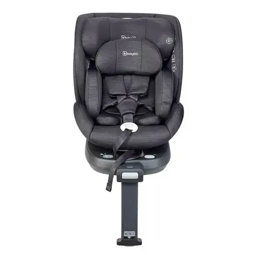 Scaun auto rotativ Prime 360, Black, 40-150 cm, certificat R129, BabyGo