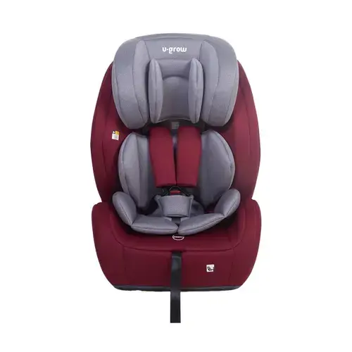 Scaun auto U-grow UG-302IS-RD, 9-36 kg, isofix/top tether, R129 (Rosu)