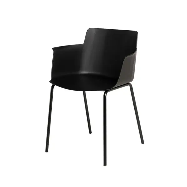 Scaun AVOLEA ARMS - Negru