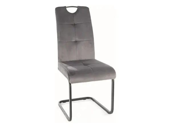 Scaun Axo velvet gri Blu14