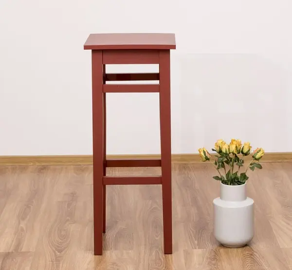Scaun bar cu finisaj Maroon