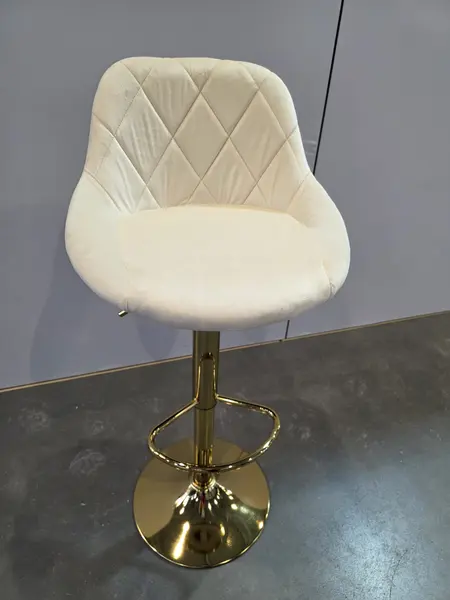 SCAUN BAR DIAMOND GOLD CREAM
