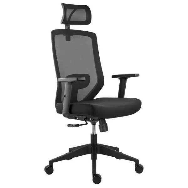 Scaun birou ergonomic mesh negru JH Scaun birou ergonomic JH Negru