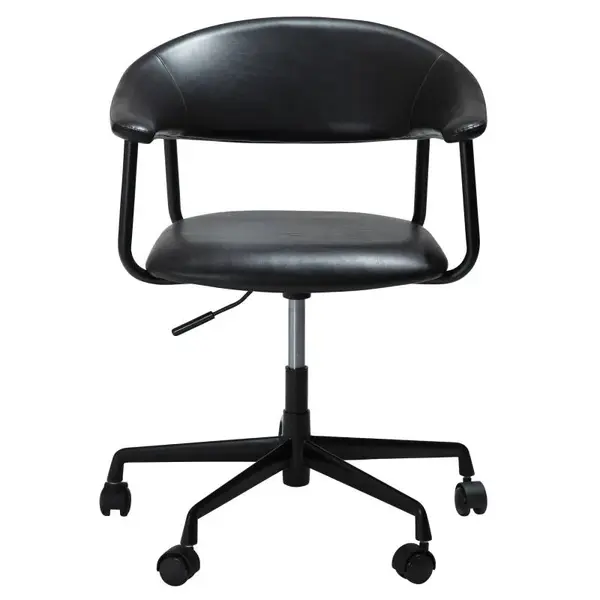 Scaun birou piele artificala negru Danform Rover Scaun birou piele artificala negru Danform Rover