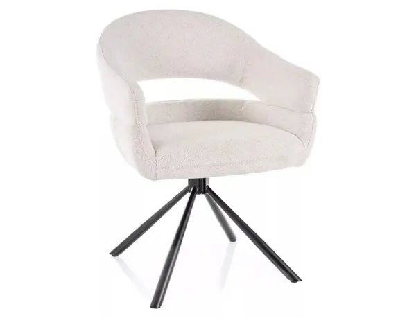 Scaun Borgo bej/negru Raven22
