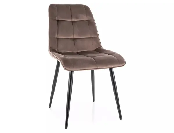 Scaun Chic velvet cappuccino Blu38