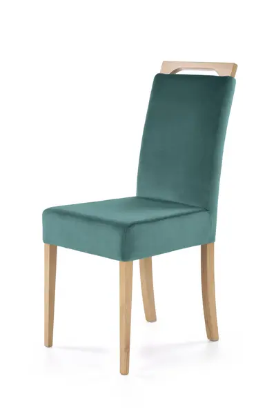 Scaun Clarion verde/stejar miere Monolith 37