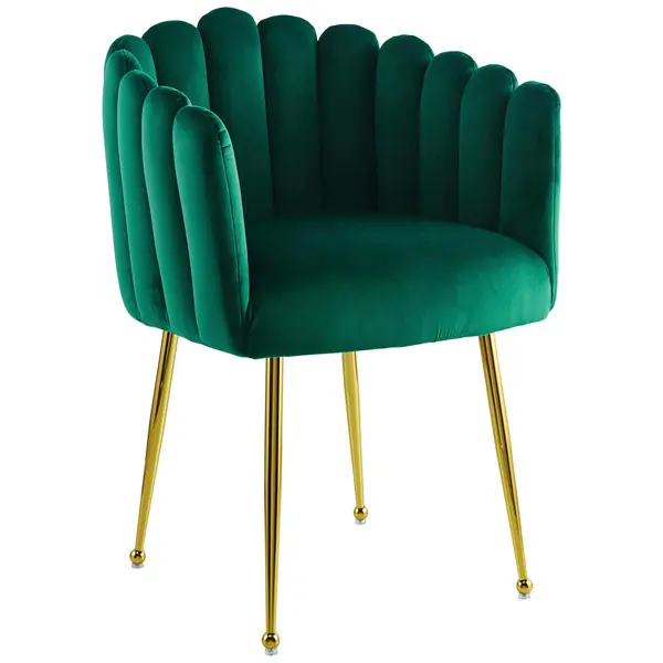 Scaun Cu Brațe din textil, verde