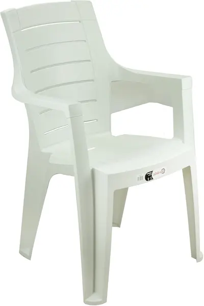 Scaun cu cotiere Horecano - Elegance Wood, alb