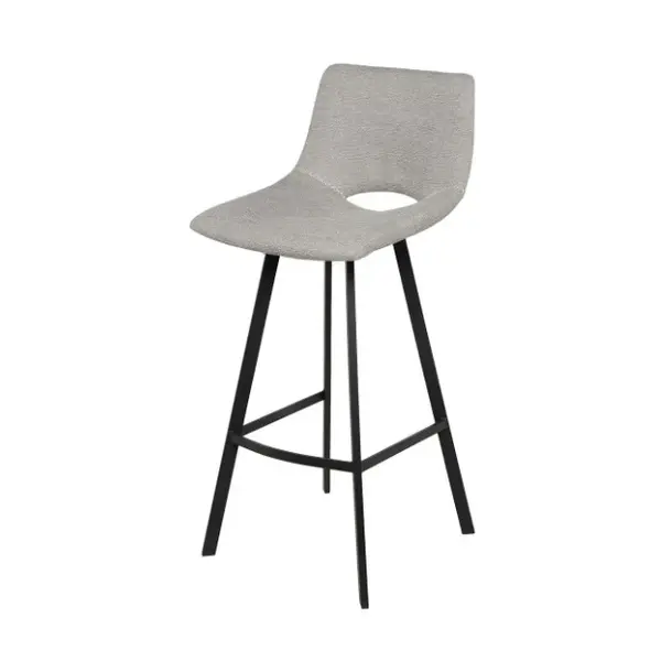 Scaun de bar ALSTER H75 CM - Grey