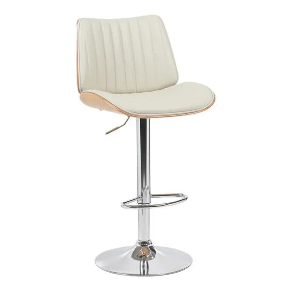 Scaun de bar Amani Bej 50.5x54x107.5 cm