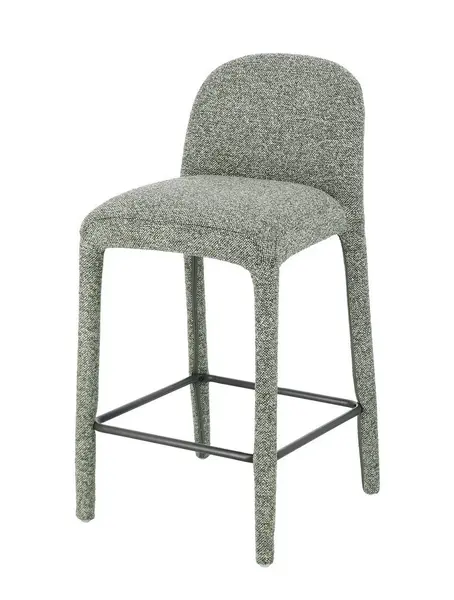 Scaun de bar ANTARA BOUCLE H67 CM - Verde