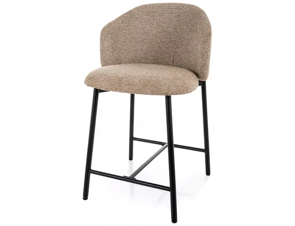 Scaun de bar ARMELIO H60 CM - Beige