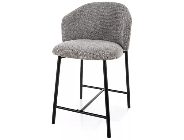 Scaun de bar ARMELIO H60 CM - Grey