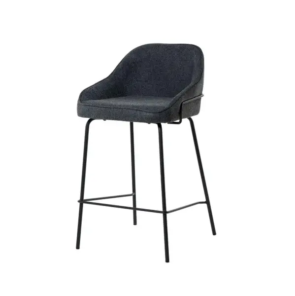 Scaun de bar ARVIC H66 CM - Gri inchis