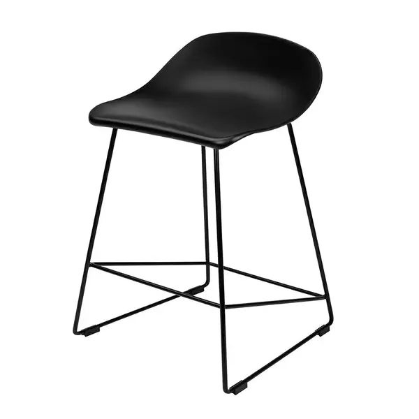 Scaun de bar BARATO H66 CM - Negru