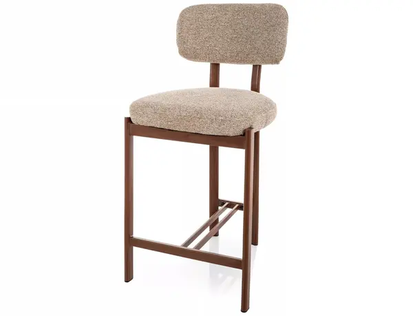 Scaun de bar BELUR H62 CM - Beige