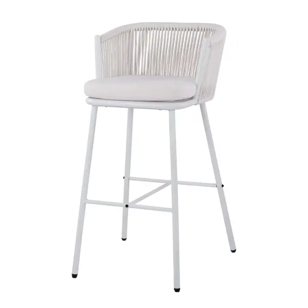 Scaun de bar BOGA H75 CM - Alb