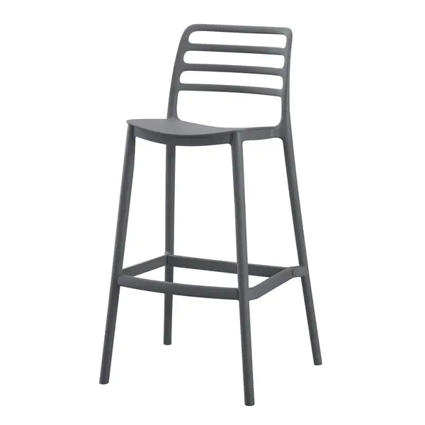 Scaun de bar BRETEL H75 CM - Grey