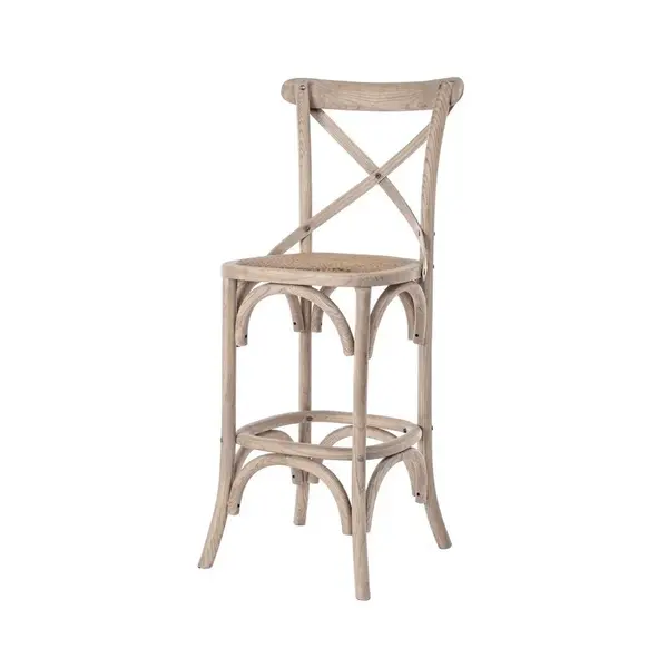 Scaun de bar CROSS H73 CM - Grey