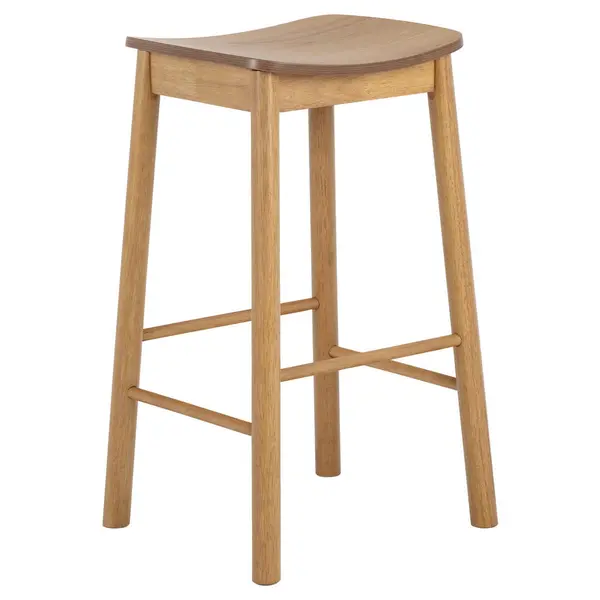 Scaun De Bar din lemn, culoare natur