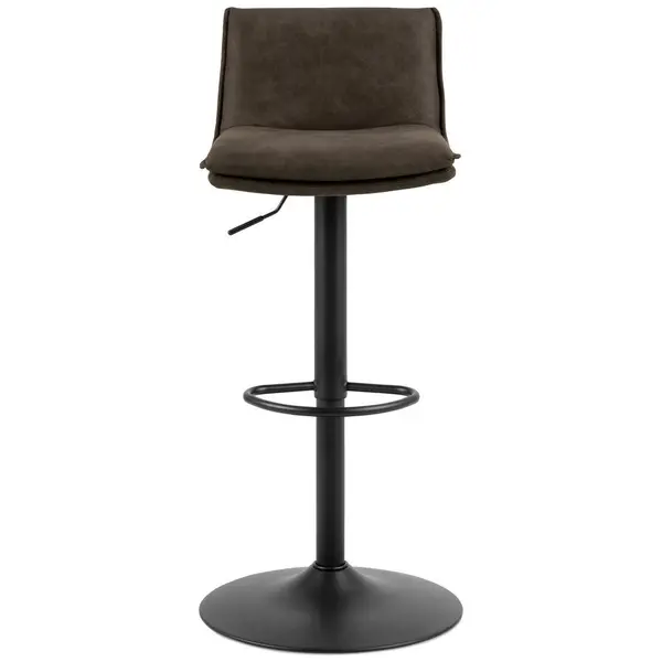 Scaun De Bar din metal, textil, maro