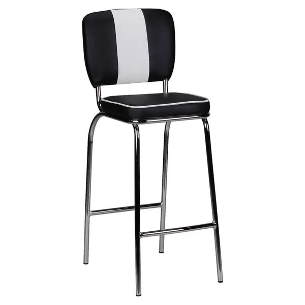 Scaun De Bar din plastic, negru