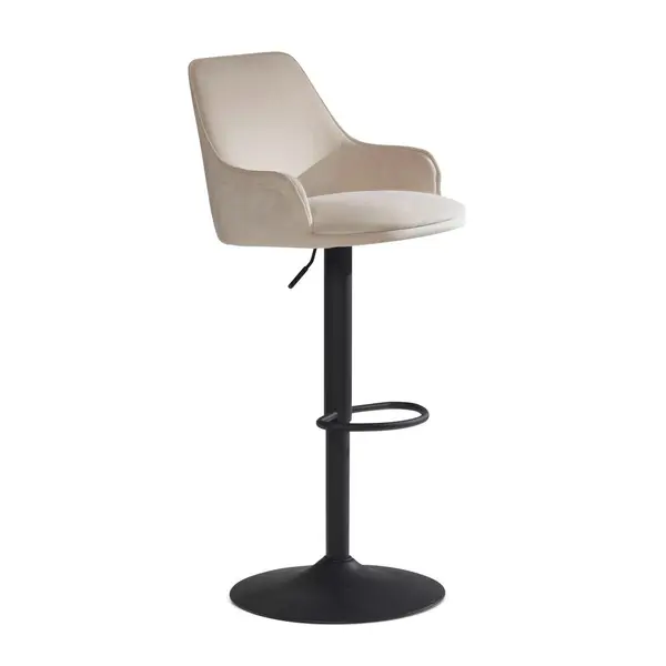 Scaun De Bar din textil, bej