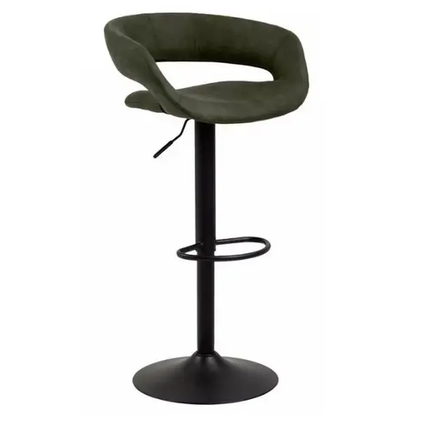 Scaun De Bar din textil, măsliniu