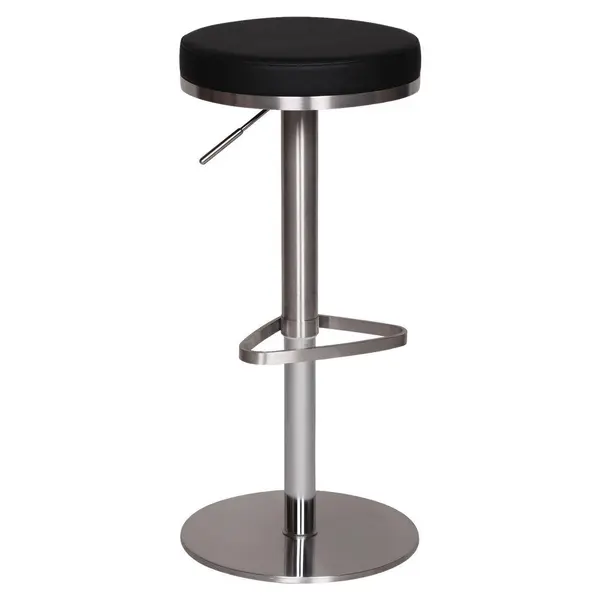 Scaun De Bar din textil, negru