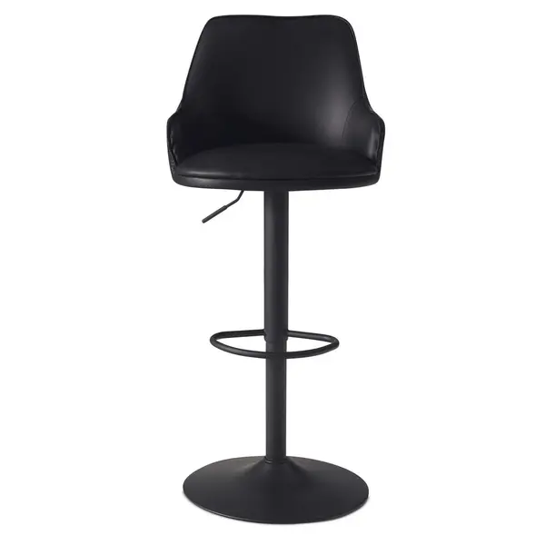 Scaun De Bar din textil, negru