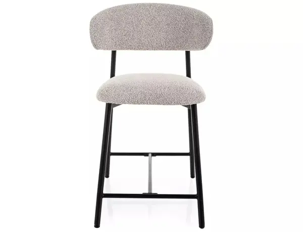 Scaun de bar Elton H-2 Noelle bej 231 / negru mat