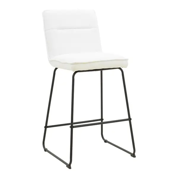 Scaun de bar Essential Alb 53x64.5x107 cm