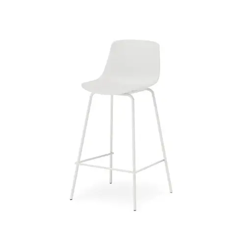 Scaun de bar ESTON H68 CM - Alb