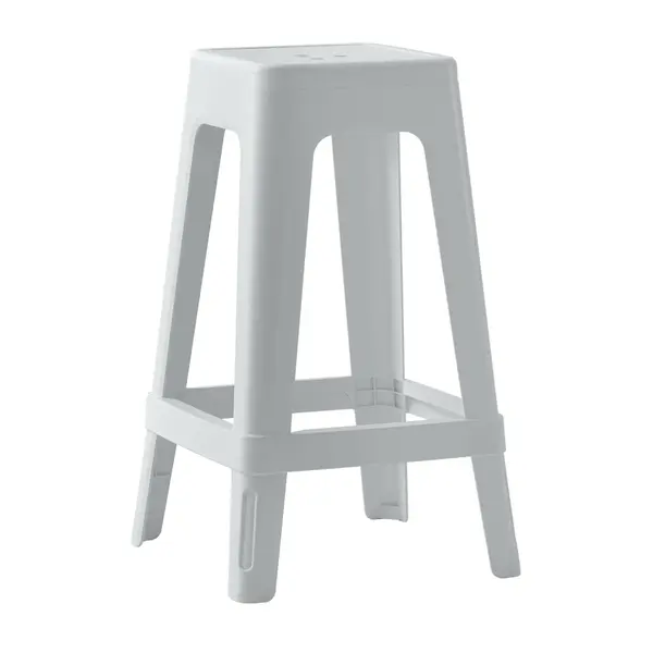 Scaun de bar FERVON H65 CM - Alb