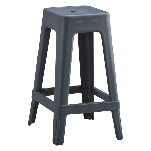 Scaun de bar FERVON H65 CM - Gri inchis