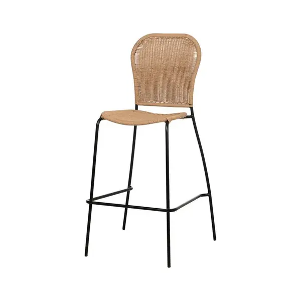 Scaun de bar FUENTES H 75CM - Beige