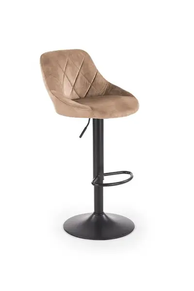 Scaun de bar H101 velvet bej