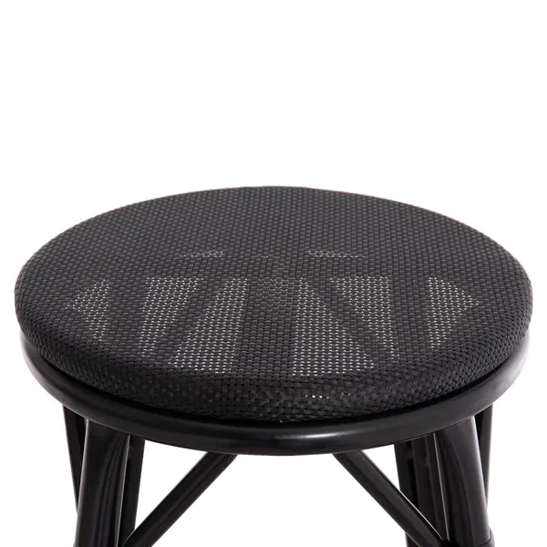 Scaun de bar HARDIV UNI H65 CM - Negru